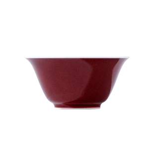 景德镇官方高温陶瓷季红釉主人杯个人专用茶杯茶具高档送礼礼盒装