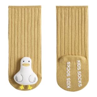 Nemobaby婴儿宝宝中筒袜卡通可爱公仔袜子0-3岁纯棉无骨新生儿袜