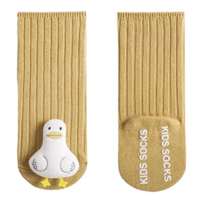 卡通可爱公仔中筒袜春秋纯棉无骨