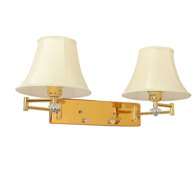 可调光双摇臂宾馆温馨风墙壁灯