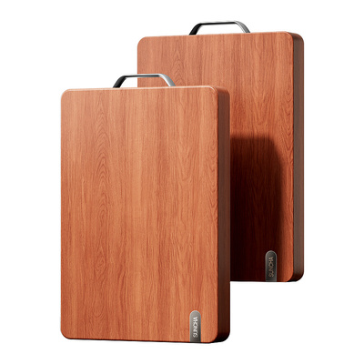 双枪花梨木切菜板实木砧板防霉抗菌家用食品级案板厨房专用粘板