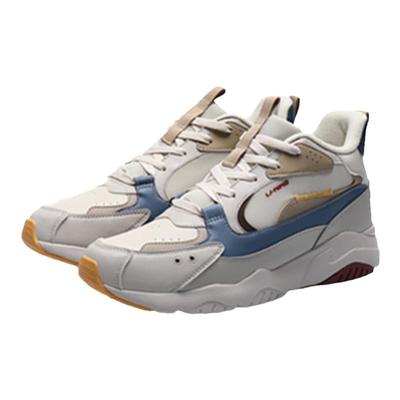 Lining李宁冬款男鞋加绒保暖透气耐磨运动时尚休闲板鞋AGCQ349