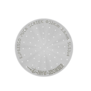 MHW-3BOMBER轰炸机二次分水网 意式咖啡手柄烧结片均匀萃取过滤片