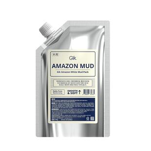 Gik亚马逊白泥清洁泥膜面膜深层清洁收缩毛孔去黑头涂抹面膜韩国