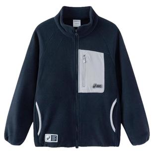 亚瑟士儿童摇粒绒内胆外套童装秋冬新款拉链内搭上衣男女童抓绒衣