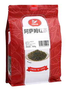 采集茶香阿萨姆红茶500g奶茶专用