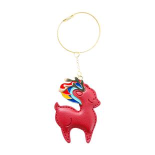 敦煌研究院 萌宠皮质金属钥匙扣 钥匙挂件背包挂饰小挂件小饰品