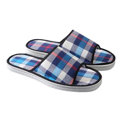 手工泡沫底棉布拖鞋透气吸汗亲肤