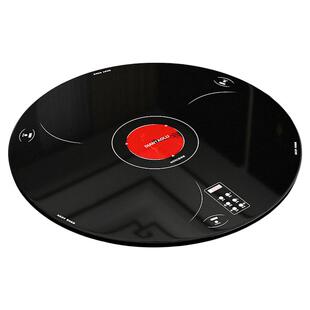 电加热火锅暖菜板大功率电陶炉火锅不挑锅分区保温热菜静音轴承转