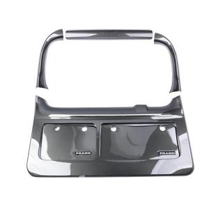 适用于10-25款丰田普拉多后尾门板饰框霸道后备箱防护板改装配件