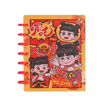 哪吒蘑菇扣卡册A5四宫格透明活页