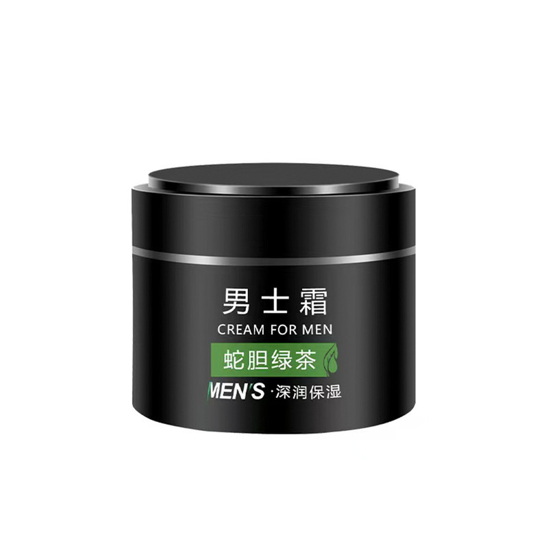 隆力奇男士面霜保湿蛇胆绿茶50g滋润芳香男用清爽深润