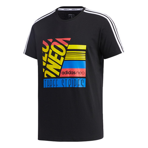 Adidas/阿迪达斯正品当季neo M BRLV TEE 1男运动短袖T恤GK1516