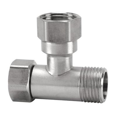 304不锈钢4分内外丝带活接三通