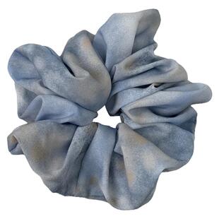 天空蓝大肠发圈韩系大号立体扎发皮筋皮套2026新款头花头饰丸子头