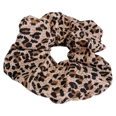 秋冬复古高级感豹纹大肠发圈