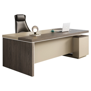 办公桌老板桌小型简约现代办公家具经理主管办公室桌办公桌椅组合