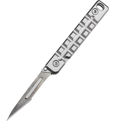 钛合金男士腰挂钥匙扣拆快递小刀子随身户外小工具汽车链锁匙圈环