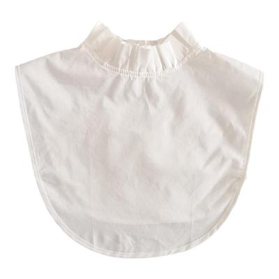 秋冬白色百搭立领假领子