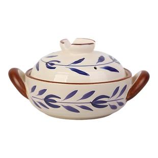 顺祥陶瓷砂锅家用燃气灶专用煲仔饭煲汤锅耐高温干烧不裂大容量锅