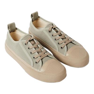 STUDIO NICHOLSON中性BYRD低帮帆布鞋