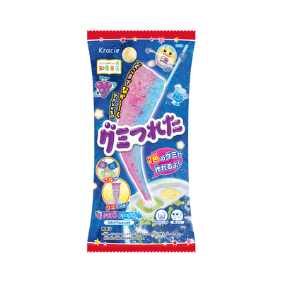 Kracie日本食玩钓鱼糖卷卷棒搅拌创意DIY糖果趣味儿童亲子玩具