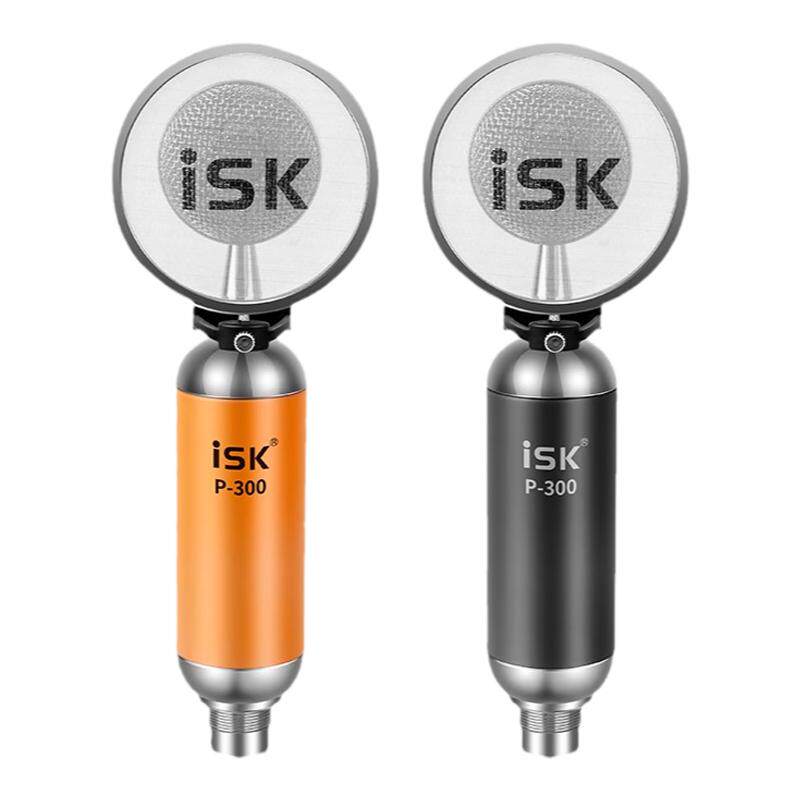 ISK P-300电容麦克风电脑内置声卡K歌专业录音棚yy网络主播5v话筒