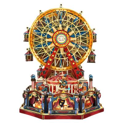西西弗木质拼装世纪摩天轮八音盒