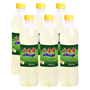 八王寺大白梨味汽水550ml*4瓶装碳酸饮料水果味气泡水老整箱批发