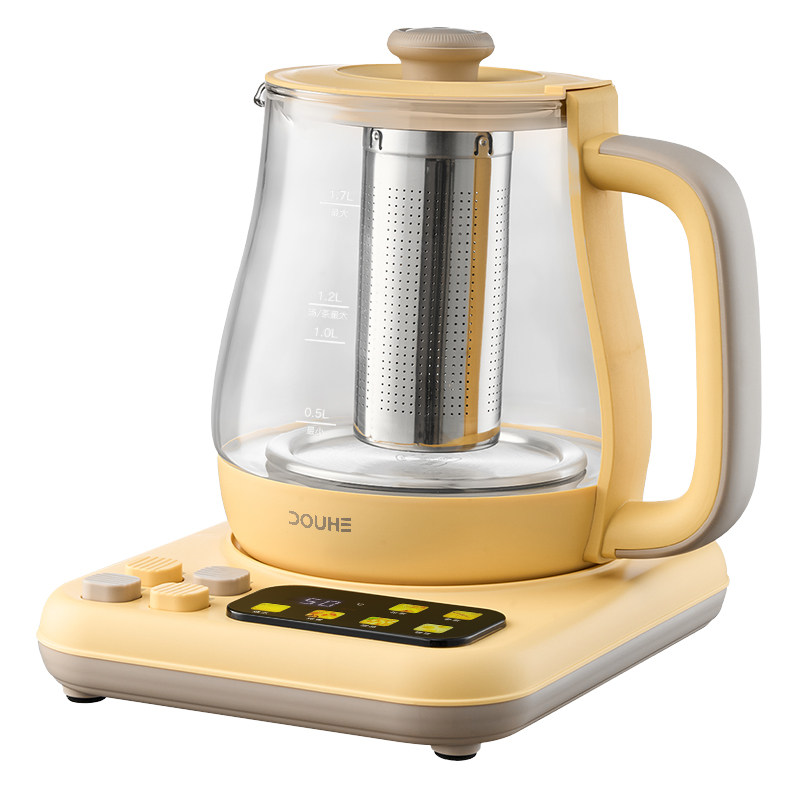 斗禾养生壶2026新品玻璃花茶壶保温预约定时一体全自动电水壶316