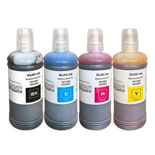适用爱普生004墨水L3218 L3118 L3110 L3255 L3258 L4168 L6178 L4160 L3219 L5190打印机002墨水500ML大容量
