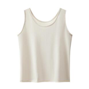 无袖松弛感吊带背心女2026新款黑色宽松遮肉凉感夏季内搭慵懒上衣