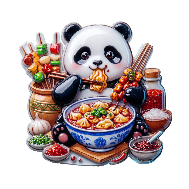地方美食下饭食欲憨态可掬小礼品
