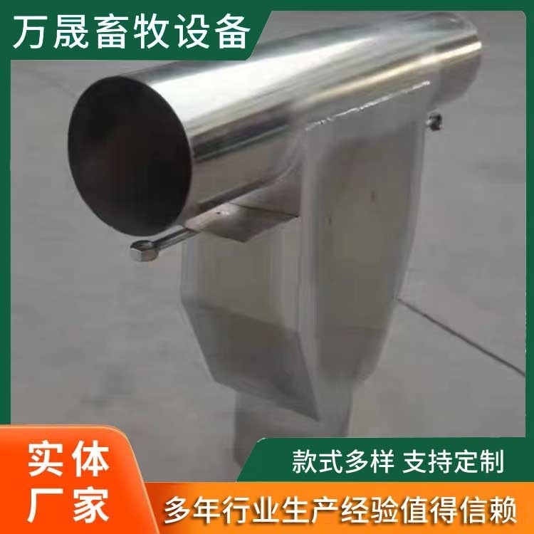 猪用自动化料线 育肥舍赛盘链条式上料线 60料管连接控制箱操作