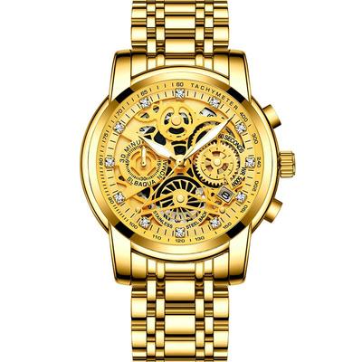 瑞士夜光大气风机械表全自动防水