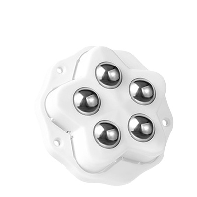 五珠万向轮移动推行家具滑轮粘贴