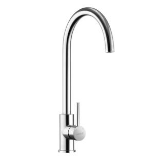 悍高 厨房冷热龙头360度可旋转水龙头304不锈钢拉丝低铅水槽龙头