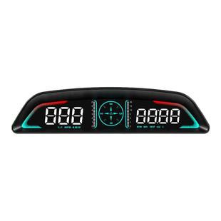 车载抬头显示器HUD汽车速度水温油耗转速OBD多功能仪表投影仪改B3