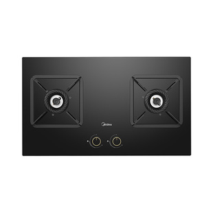 美的燃气灶Q325-M煤气灶家用双灶天然气嵌入式台式液化气灶台灶具