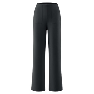 蕉下暴走阔腿瑜伽裤宽松外穿加绒直筒裤遛弯舒适高腰休闲运动长裤