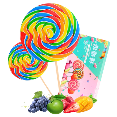 金稻谷彩虹波板糖棒棒糖儿童糖果