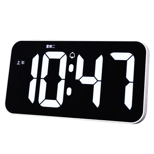 桌面电子数字时钟台式高级感时间摆台式摆件闹钟钟表客厅智能专用