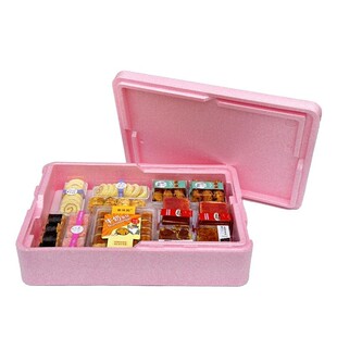 商用摆摊EPP泡沫保温箱户外露营食品级提拉米苏盒摆摊保鲜冷藏箱