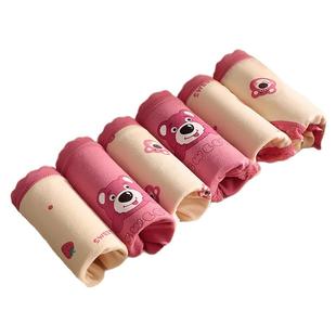 儿童内裤女童纯棉平角小女孩宝宝短裤全棉三角中小童四角裤不夹pp