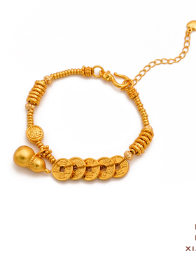 福禄新中式国朝风复古五帝手链