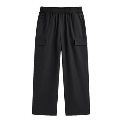 太平鸟男装春秋季新款工装休闲裤直筒裤休闲裤B3GLD2113