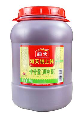 海天锦上鲜排骨酱7kg大桶商用