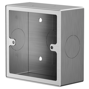 不锈钢86明装底盒布线盒金属墙壁开关插座面板底座定制暗盒接线盒