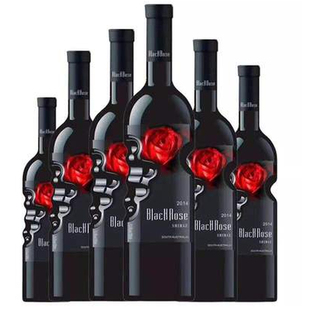 黑玫瑰红酒澳大利亚原瓶进口干红葡萄酒整箱6瓶天使之手上帝之手