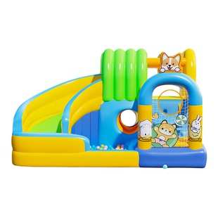 德国圣动充气城堡室内室外大型儿童淘气堡家用小型蹦蹦床滑滑梯